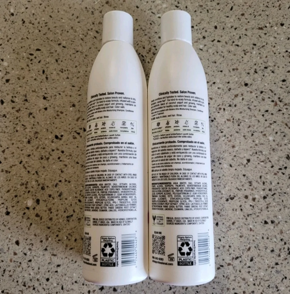 2 Zotos Professional Biotera Ultra Moisturizing Hair Conditioner 15.2 Oz Each